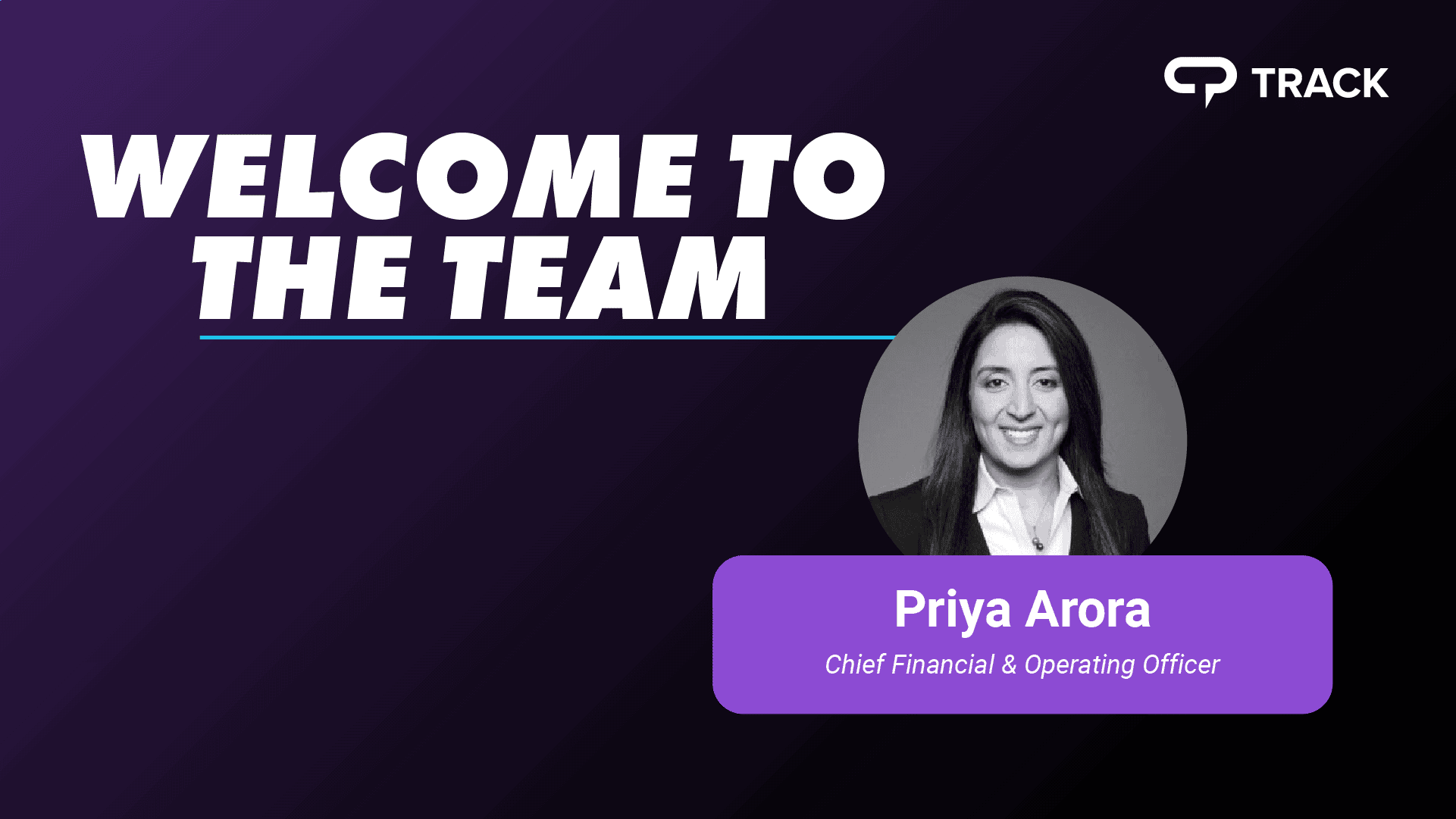 New Track CFOO Priya Arora