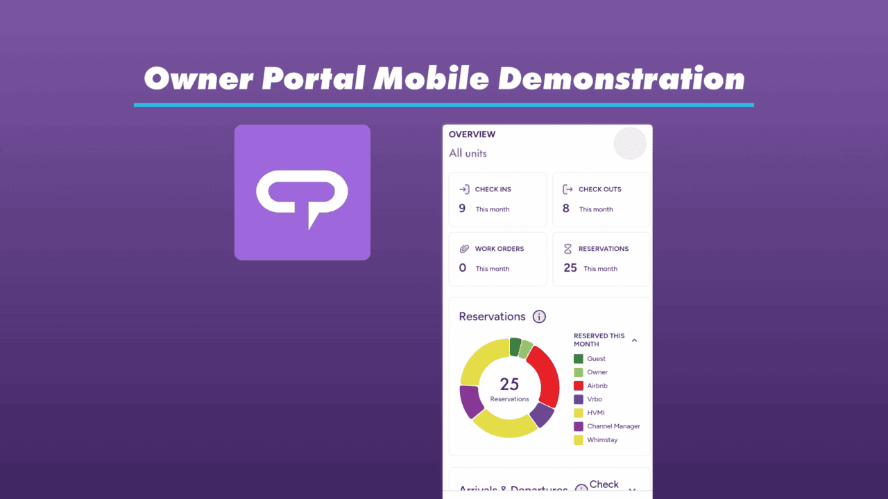 Owner Portal Mobile Demo